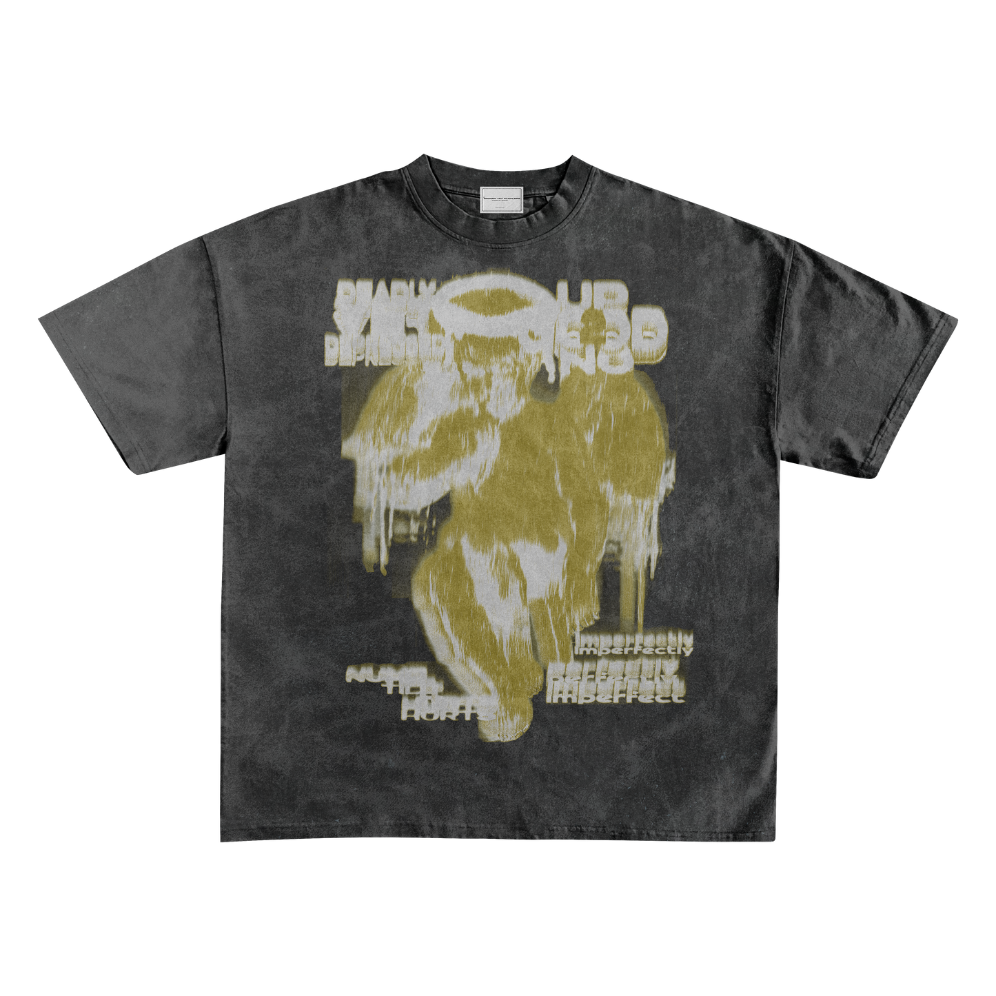 UP2NOGOOD Reverse Dyed T-Shirt – (Gold) - BROKEN YET FLAWLESS