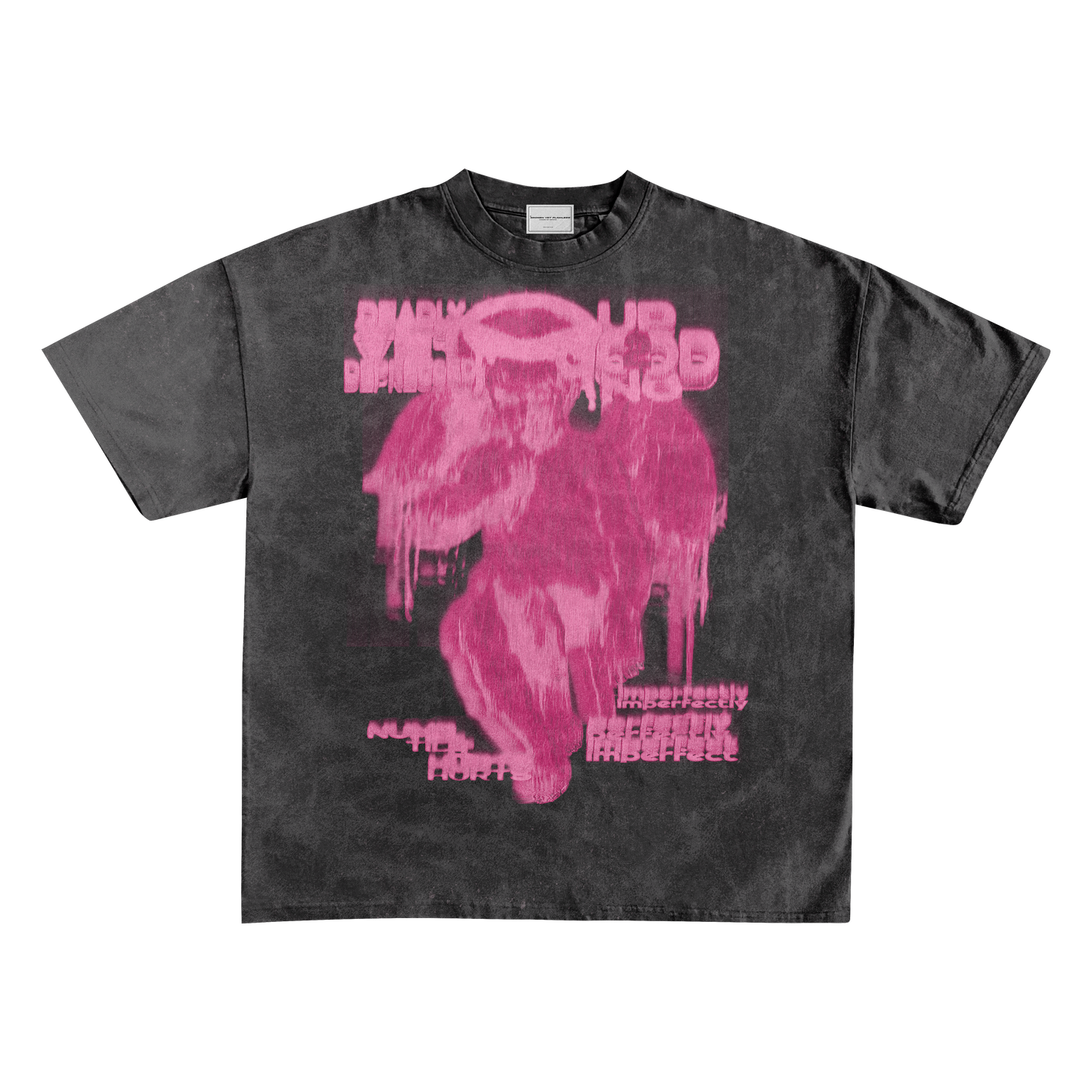 UP2NOGOOD Hand-Frayed Sunfade T-Shirt – (Pink) - BROKEN YET FLAWLESS