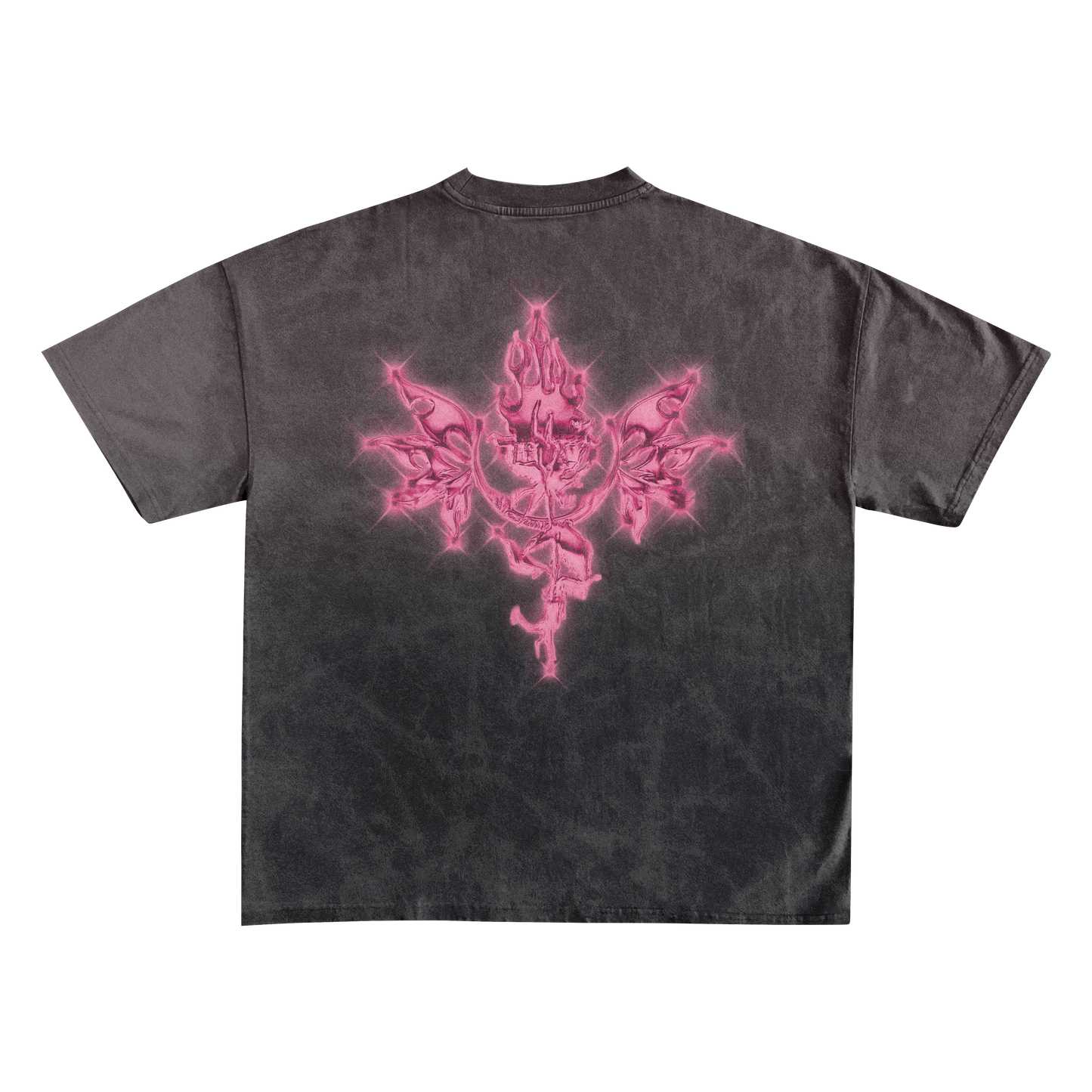 UP2NOGOOD Sunfade Edge Gradient T-Shirt – (Pink) - BROKEN YET FLAWLESS