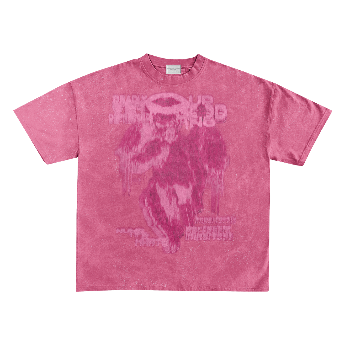 UP2NOGOOD Hand-Frayed Sunfade T-Shirt – (Pink) - BROKEN YET FLAWLESS