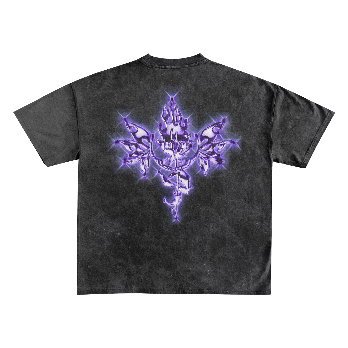 UP2NOGOOD Hand-Frayed Sunfade T-Shirt – (Purple) - BROKEN YET FLAWLESS