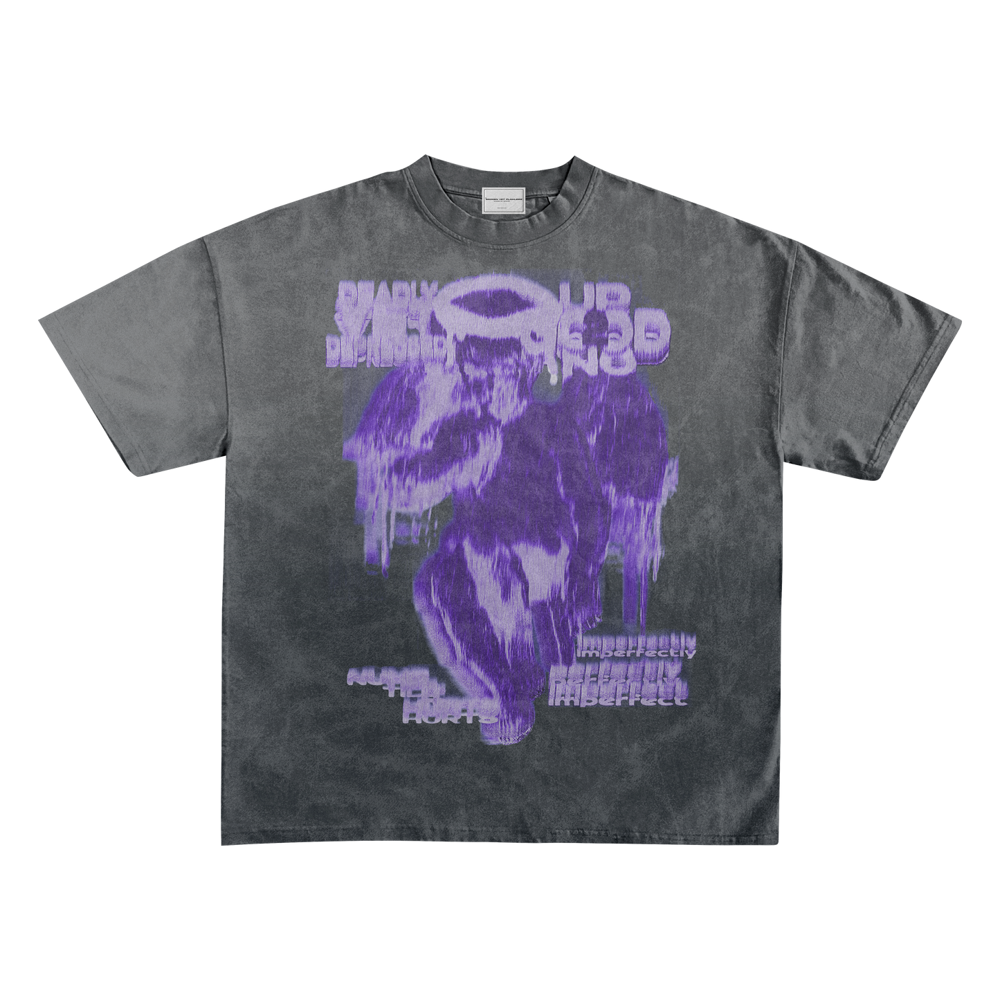 UP2NOGOOD Sunfade Edge Gradient T-Shirt – (Purple) - BROKEN YET FLAWLESS