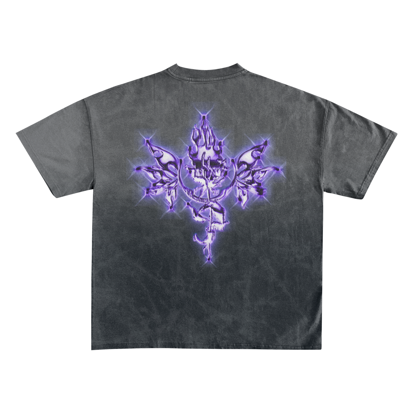 UP2NOGOOD Sunfade Edge Gradient T-Shirt – (Purple) - BROKEN YET FLAWLESS