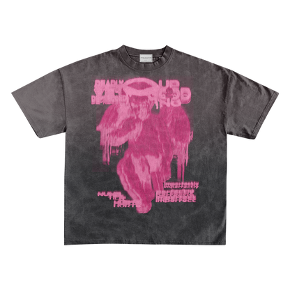 UP2NOGOOD Sunfade Edge Gradient T-Shirt – (Pink) - BROKEN YET FLAWLESS