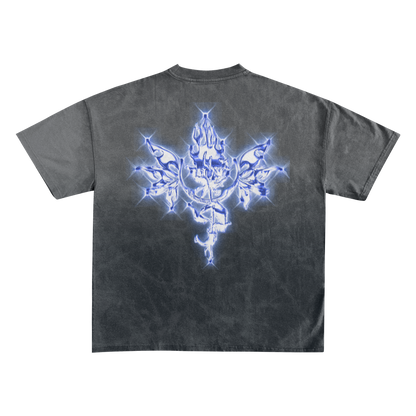 UP2NOGOOD Sunfade Edge Gradient T-Shirt – (Gray Blue) - BROKEN YET FLAWLESS